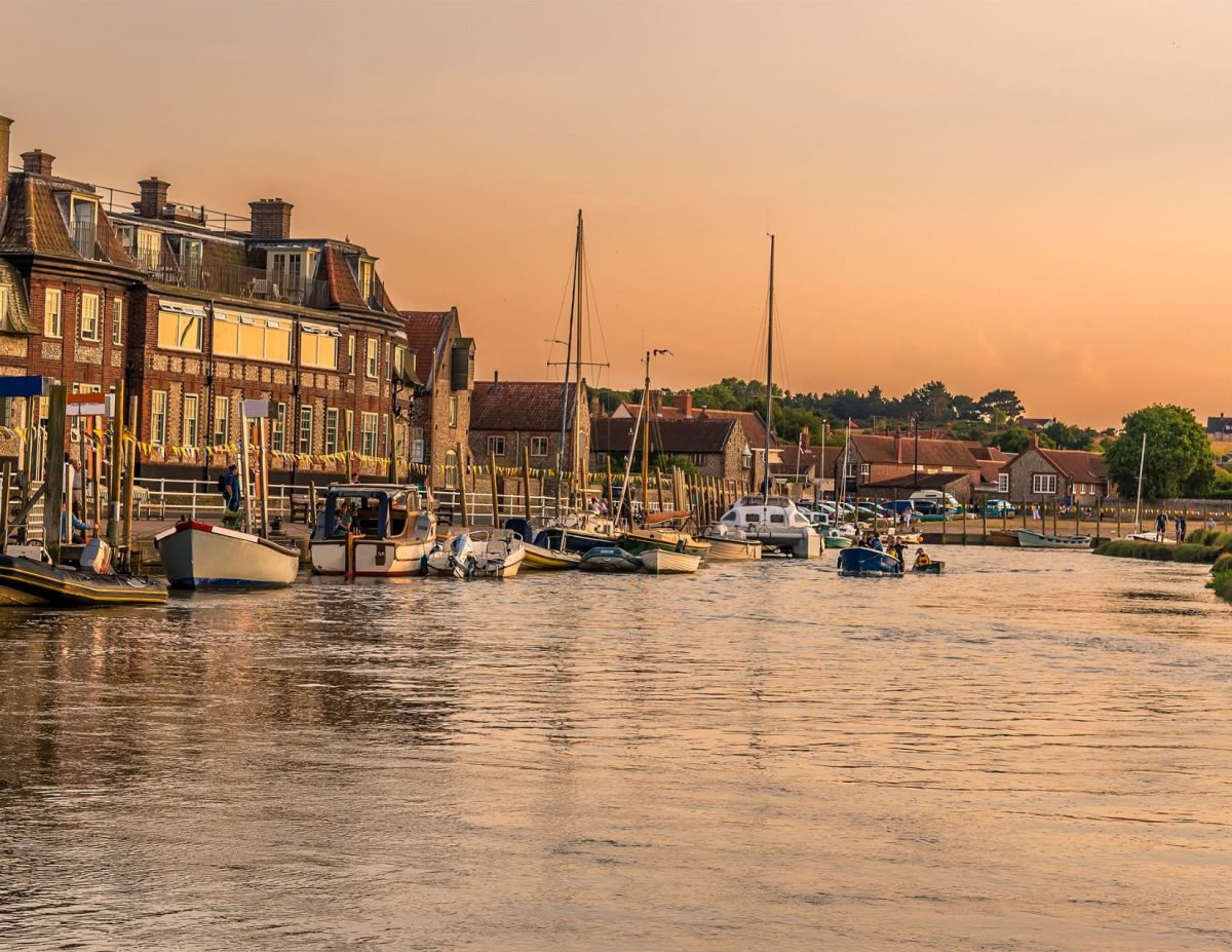 Golden hour at Blakeney harbour